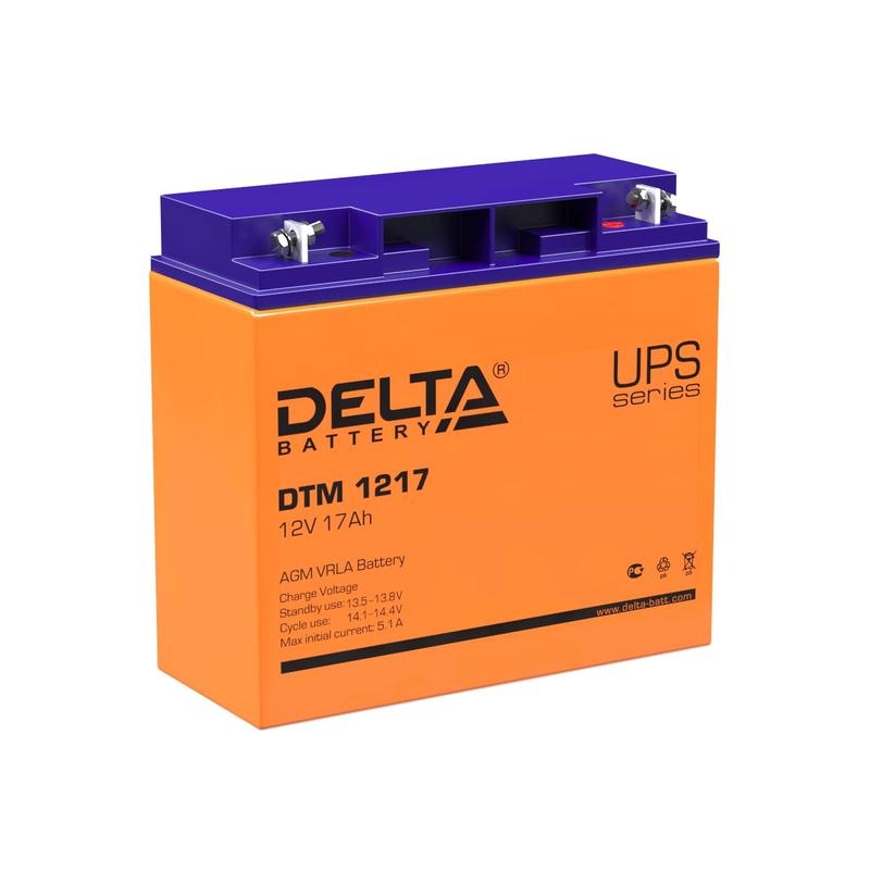 картинка Аккумулятор UPS 12В 17А.ч Delta DTM 1217
