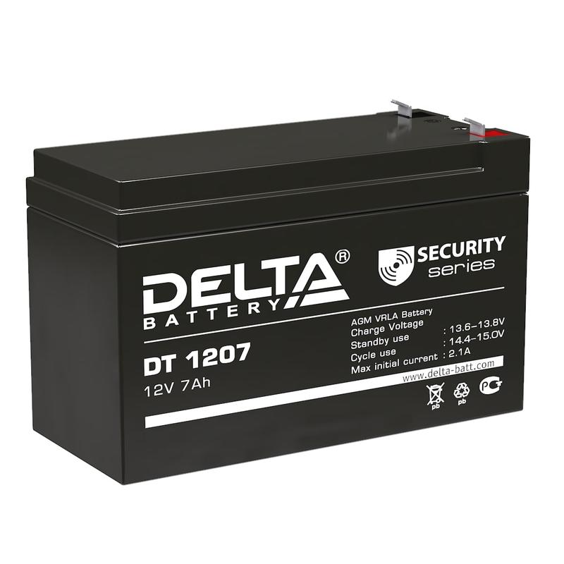 картинка Аккумулятор ОПС 12В 7А.ч Delta DT 1207