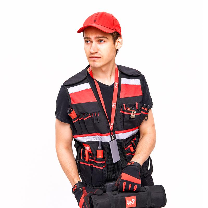 картинка Жилет монтажника КМ-TOOLVESTBAG-23 универс. регулир. КМ LO43175