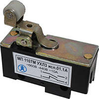 картинка Микропереключатель МП 1107М исп.01 Электротехник ET523361