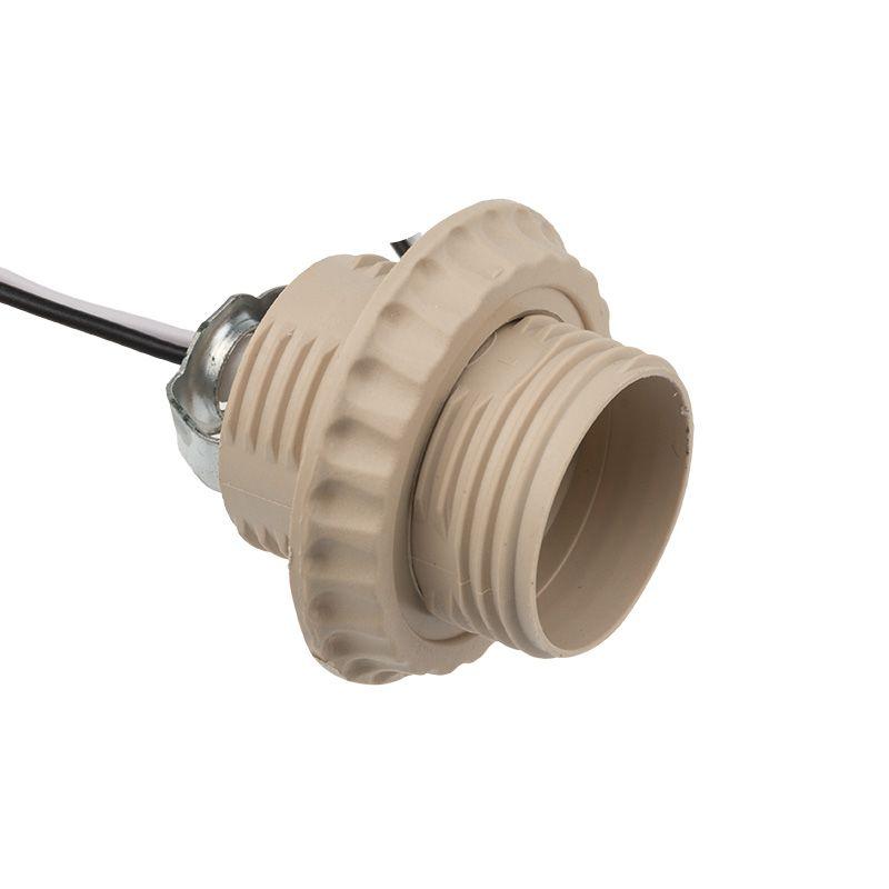 картинка Патрон E27 с проводом 20см бел. Rexant 11-8875