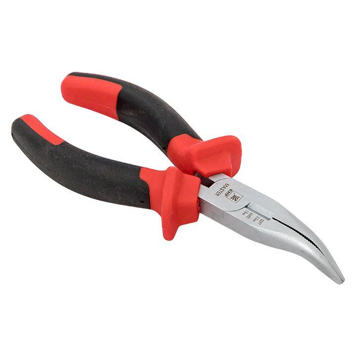 картинка Длинногубцы изогнутые 160мм Master Basic EKF dgi-160-mas