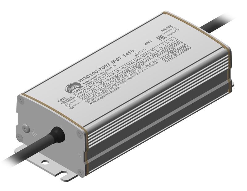 картинка Источник питания Аргос ИПС100-700Т IP67 1410 Аргос