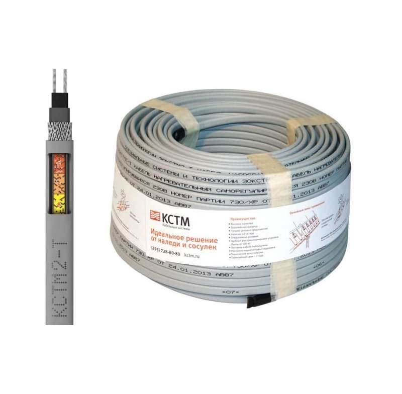 картинка Кабель нагревательный саморег. 17КСТМ2-Т Теплолюкс 100035611100